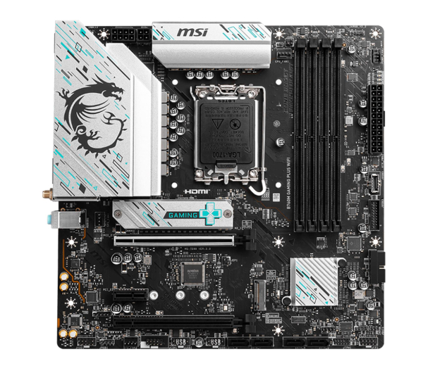 MSI Płyta główna B760M GAMING PLUS WIFI s1700 4DDR5 DP/HDMI mATX - 1243706 - zdjęcie 3